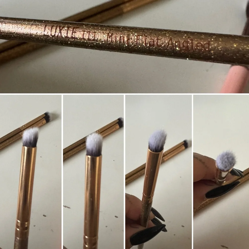 Luxie 660 Foundation Brush + 131 141 111 Eye Brush Set 4pc